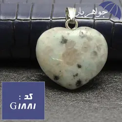 گردنبند جاسپر اصل مدل قلب کد G_1881