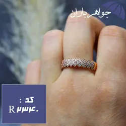 انگشتر نقره رزگلد پرنس زنانه کد R_2340