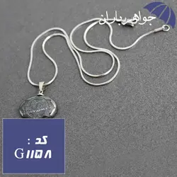 گردنبند حدید ستاره داوود با زنجیر کد G_1158