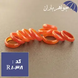 حلقه عقیق خوشرنگ کد R_1038