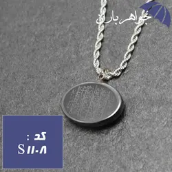 گردنبند حدید آیت الکرسی و هفت جلاله با زنجیر کد S_1108