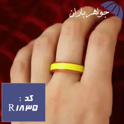 حلقه عقیق سلیمانی شب نما کد R_1835