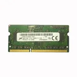 رم لپ تاپ DDR3L تک کاناله 1600 مگاهرتز میکرون ظرفیت 4 گیگابایت