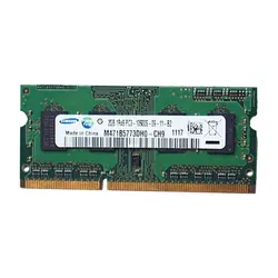 رم لپ تاپ سامسونگ مدل DDR3 10600 MHz PC3 ظرفیت 2 گیگابایت