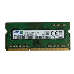 رم لپ تاپ DDR3L تک کاناله 1600 مگاهرتز سامسونگ مدل PC3L-12800 ظرفیت 4 گیگابایت