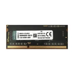 رم لپ تاپ کینگستون مدل 12800 DDR3 1600MHz ظرفیت 4 گیگابایت