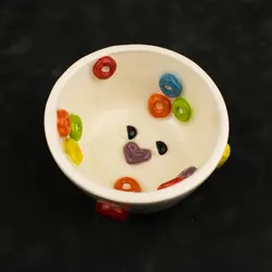 کاسه دونات رنگی 🍩 - قطر 14 سانتی متر