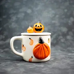 ماگ کدو هالویینی 🎃 - 350 میلی لیتر