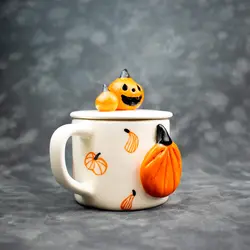 ماگ کدو هالویینی 🎃 - 350 میلی لیتر