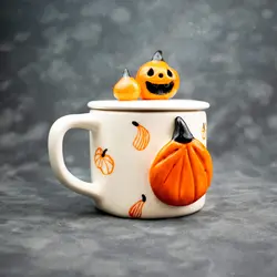 ماگ کدو هالویینی 🎃 - 350 میلی لیتر