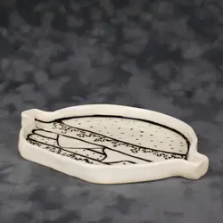 بشقاب طرح همبرگر 🍔