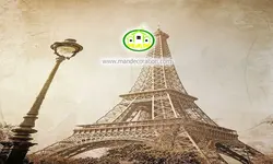 پوستردیواری ایفل کد 12414