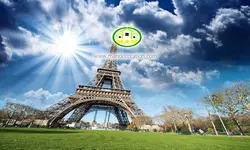 پوستردیواری ایفل کد v12090