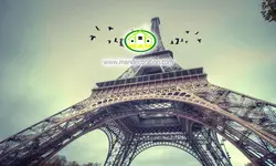 پوستردیواری ایفل کد v12110