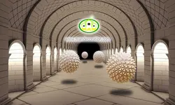 پوستردیواری توپ سه بعدی شکلاتی رنگ کد 5106