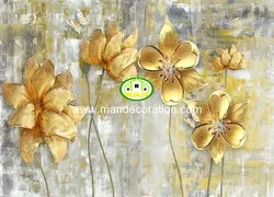 پوستردیواری گل سه بعدی کد 13389