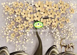 پوستردیواری درخت سه بعدی کد 13402