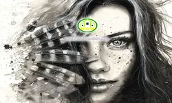 پوستردیواری چهره کد v12129