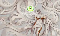 پوستردیواری چهره فرشته و سه بعدی کد 12260