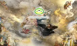 پوستردیواری سقفی کد v12209