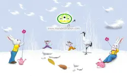 پوستردیواری کودک کد 5446