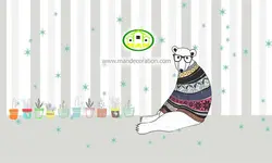 پوستردیواری کودک کد 5447