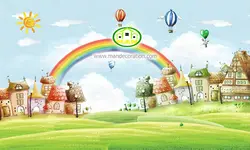 پوستردیواری کودک رنگین کمان کد 5451