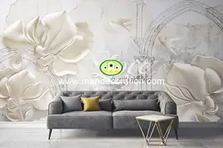 پوستردیواری گل سه بعدی لوکس کد vip204