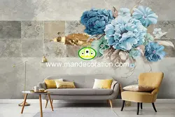 پوستردیواری گل سه بعدی لوکس کد vip205