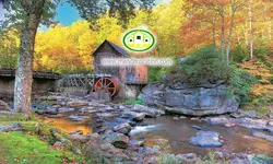 پوستردیواری رودخانه و آسیاب کد 12566