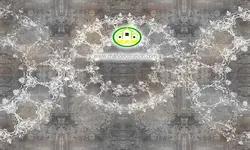 پوستردیواری پتینه طوسی رنگ کد 5174