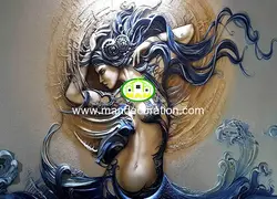 پوستردیواری سه بعدی چهره  13207