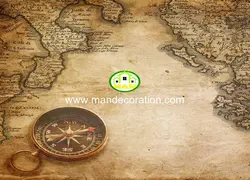 پوستردیواری نقشه جهان 13175