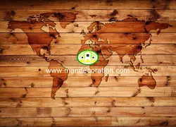 پوستردیواری نقشه جهان 13312