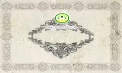 پوستردیواری پتینه و داماسک محو طوسی کد 5201