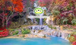 پوستردیواری طبیعت آبشار کد 12514