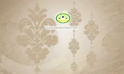 پوستردیواری پتینه و داماسک محو نسکافه ای کد 5203