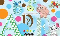 پوستردیواری کودک کد 5460