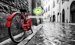 پوستردیواری دوچرخه کد v1223