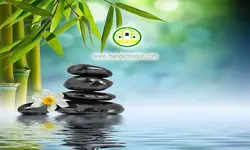 پوستردیواری سنگهای ماساژ کد 12507