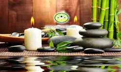 پوستردیواری سنگهای ماساژ کد v12051