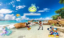 پوستردیواری کودک میکی موز کد 5481