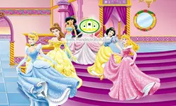 پوستردیواری کودک سیندرلا کد 5485