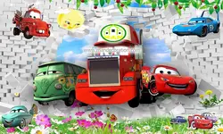 پوستردیواری کودک مکوین و دوستان کد 5495