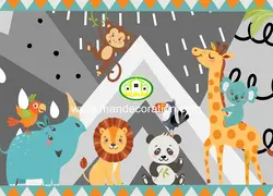 پوستردیواری کودک کد 13032