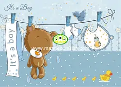 پوستردیواری کودک کد 13133