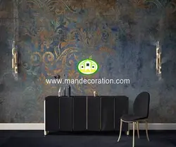 پوستردیواری داماسک پتینه لوکس کد vip002