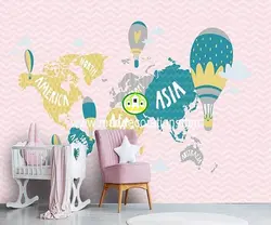 پوستردیواری نوجوان نقشه جهان لوکس کد vip010