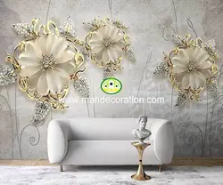 پوستردیواری گل سه بعدی لوکس کد vip024