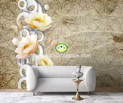 پوستردیواری گل سه بعدی لوکس کد vip038